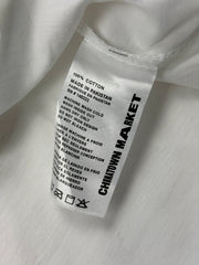 Chinatown Market Herren T-Shirt Weiß Bunt Gr. M Rainbow Logo 100% Baumwolle