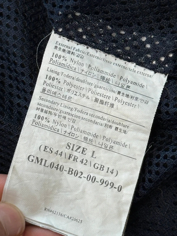 GUESS Herren Übergangsjacke Schwarz Gr. L mit Stickerei 100% Polyamid