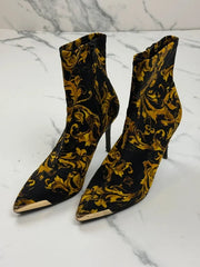 Versace Jeans Couture Damen Stiefeletten Barock Schwarz Gold Gr. 39