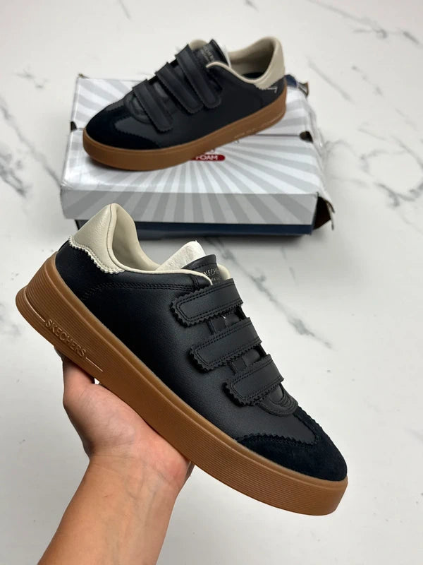 Skechers Court & Classics Damen Sneaker Schwarz Gr. 39