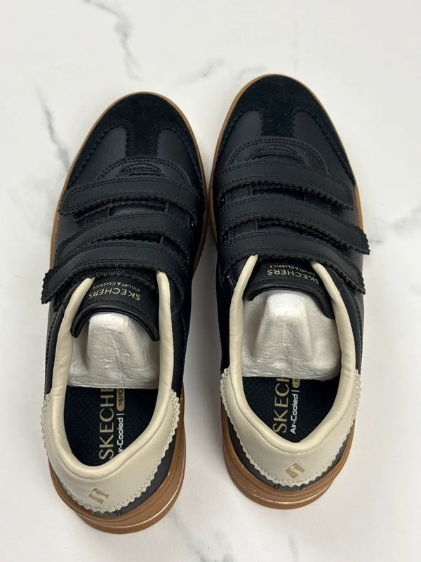 Skechers Court & Classics Damen Sneaker Schwarz Gr. 39