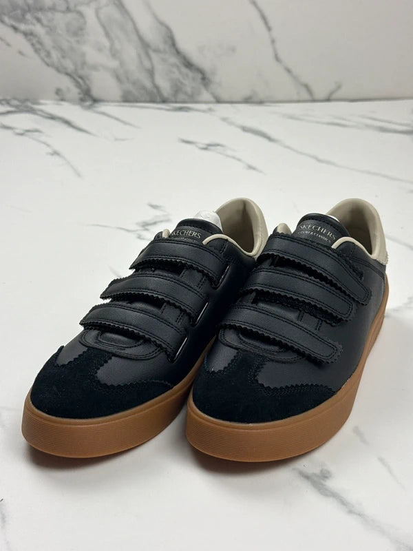 Skechers Court & Classics Damen Sneaker Schwarz Gr. 39