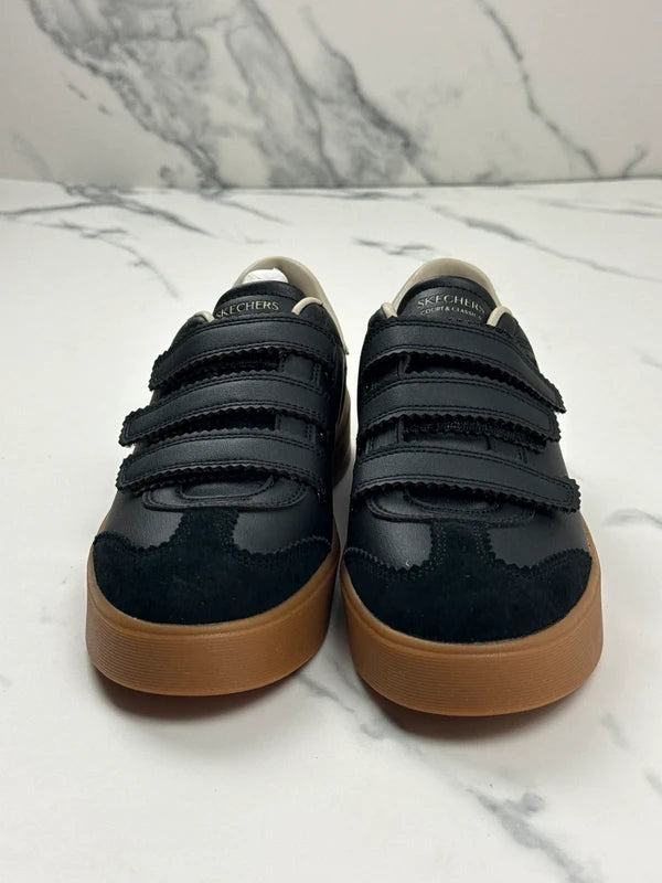 Skechers Court & Classics Damen Sneaker Schwarz Gr. 39