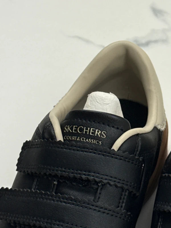 Skechers Court & Classics Damen Sneaker Schwarz Gr. 39
