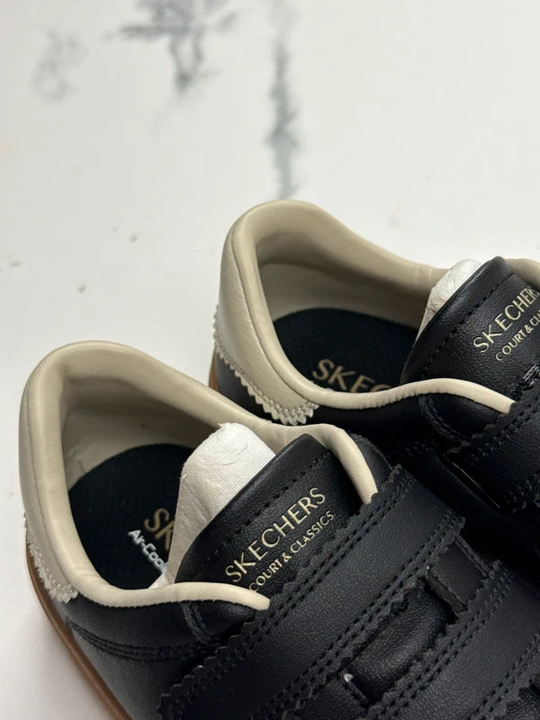 Skechers Court & Classics Damen Sneaker Schwarz Gr. 39