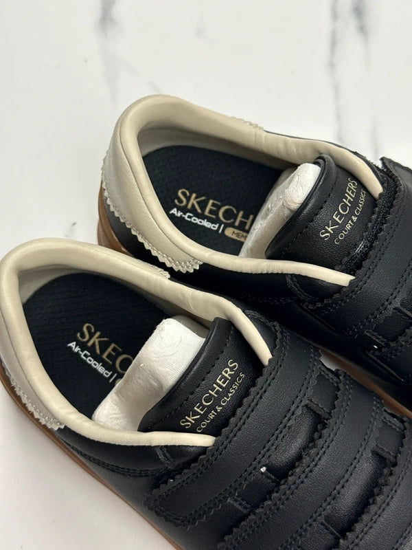 Skechers Court & Classics Damen Sneaker Schwarz Gr. 39
