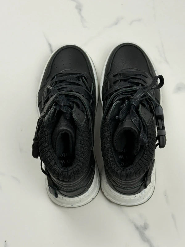 Bronx Leder High Top Sneaker Schwarz Gr. 36