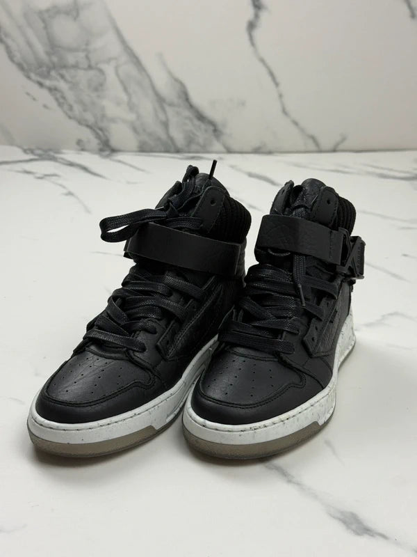 Bronx Leder High Top Sneaker Schwarz Gr. 36