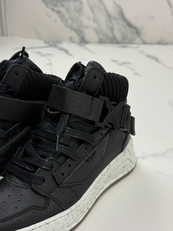 Bronx Leder High Top Sneaker Schwarz Gr. 36