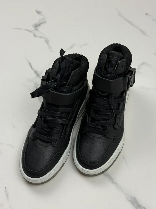 Bronx Leder High Top Sneaker Schwarz Gr. 36