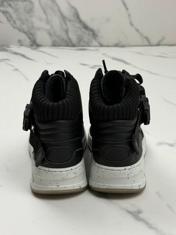 Bronx Leder High Top Sneaker Schwarz Gr. 36
