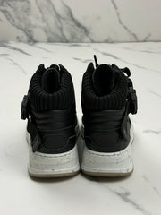 Bronx Leder High Top Sneaker Schwarz Gr. 36