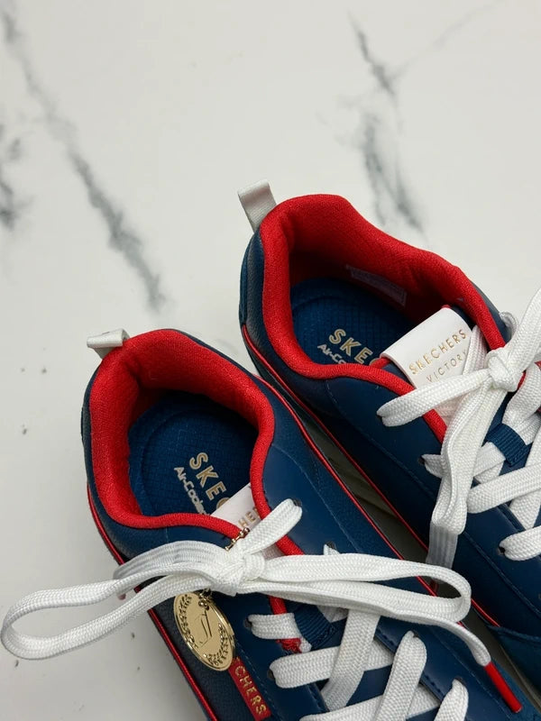 Skechers Street Uno Victory Pack Sneaker Blau Rot Gr. 42