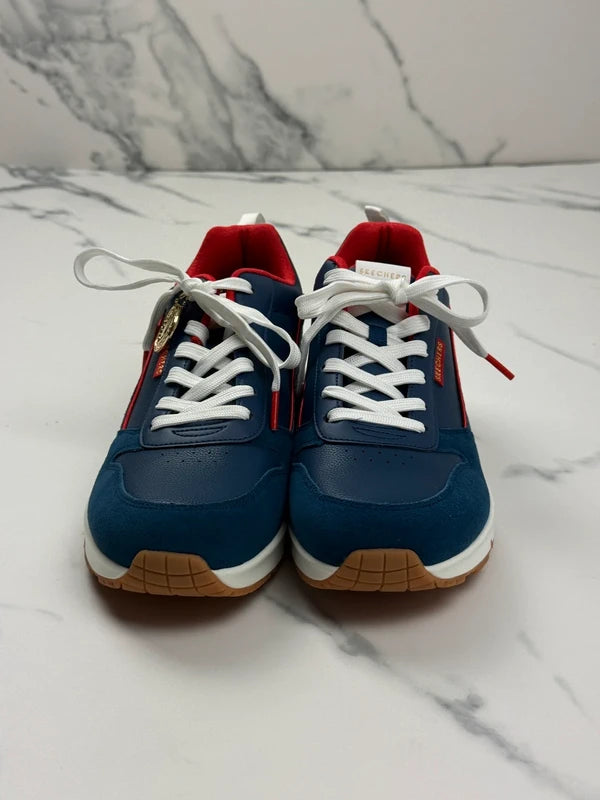 Skechers Street Uno Victory Pack Sneaker Blau Rot Gr. 42