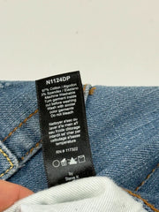 LBJC Laguna Beach Jeans Co. Herren Jeans Blau W30 Bootcut Skull Destroyed