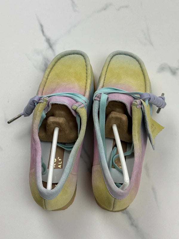 Clarks Originals Wallabee Damen Wildleder Schuhe Multicolor Pastell Gr. 37
