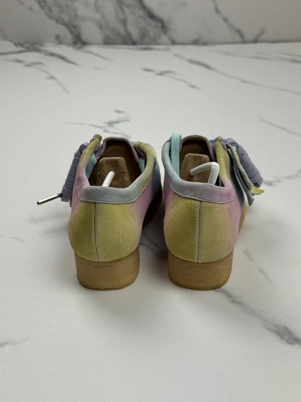 Clarks Originals Wallabee Damen Wildleder Schuhe Multicolor Pastell Gr. 37