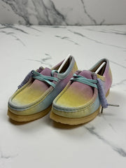 Clarks Originals Wallabee Damen Wildleder Schuhe Multicolor Pastell Gr. 37