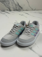 Adidas Courtblock Damen Sneaker Grau Mint Lila Gr. 38 2/3