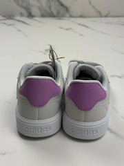 Adidas Courtblock Damen Sneaker Grau Mint Lila Gr. 38 2/3