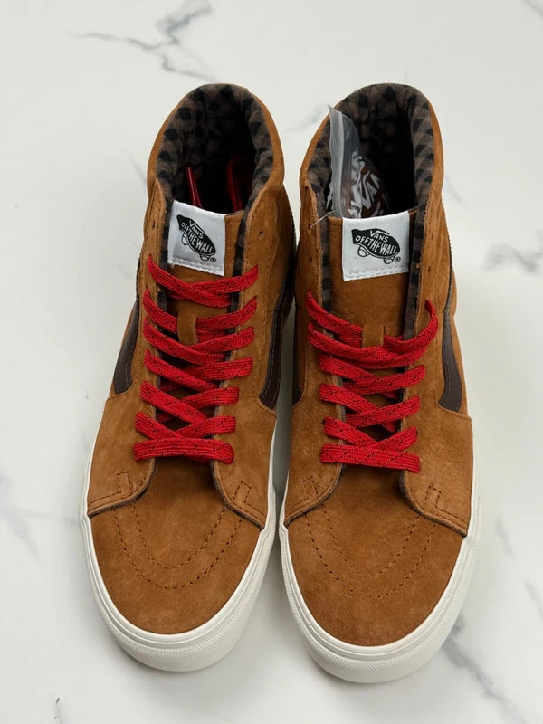 Vans Sk8-Hi Damen Wildleder High Top Sneaker Braun Gr. 39