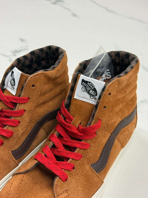 Vans Sk8-Hi Damen Wildleder High Top Sneaker Braun Gr. 39