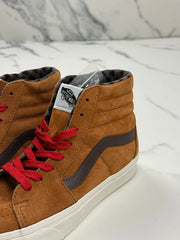 Vans Sk8-Hi Damen Wildleder High Top Sneaker Braun Gr. 39