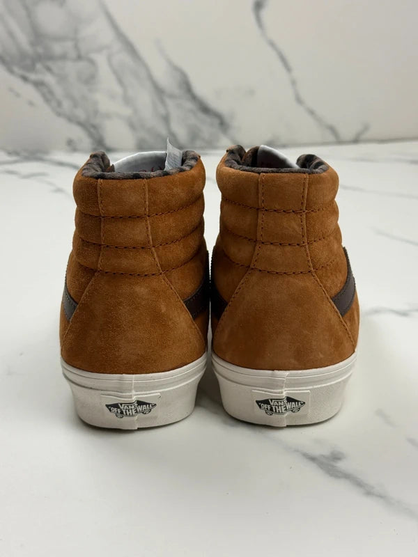 Vans Sk8-Hi Damen Wildleder High Top Sneaker Braun Gr. 39