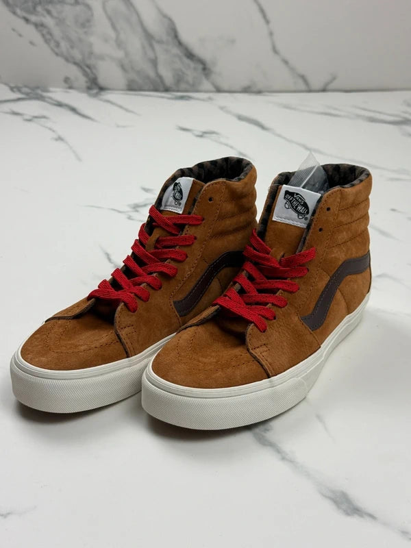 Vans Sk8-Hi Damen Wildleder High Top Sneaker Braun Gr. 39