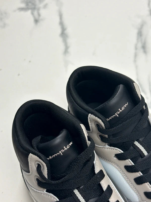 Champion RD18 2.0 Mid Damen High Top Sneaker Grau Weiß Schwarz Gr. 38