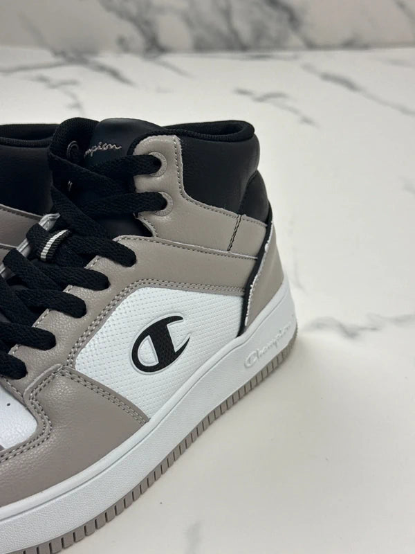 Champion RD18 2.0 Mid Damen High Top Sneaker Grau Weiß Schwarz Gr. 38