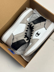 Champion RD18 2.0 Mid Damen High Top Sneaker Grau Weiß Schwarz Gr. 38
