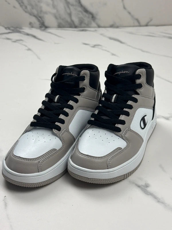 Champion RD18 2.0 Mid Damen High Top Sneaker Grau Weiß Schwarz Gr. 38