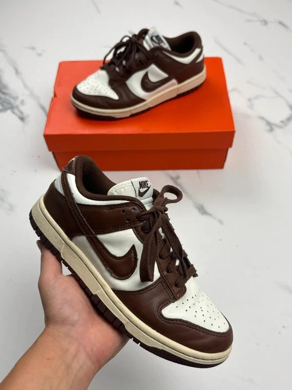 Nike Dunk Low Cacao Wow Damen Sneaker Braun Weiß Gr. 38