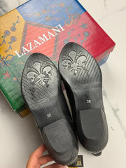 Lazamani Damen Leder Stiefeletten Schwarz mit Nieten Gr. 38 Vinted