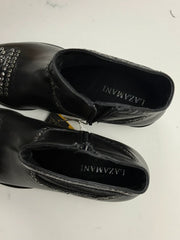 Lazamani Damen Leder Stiefeletten Schwarz mit Nieten Gr. 38 Vinted