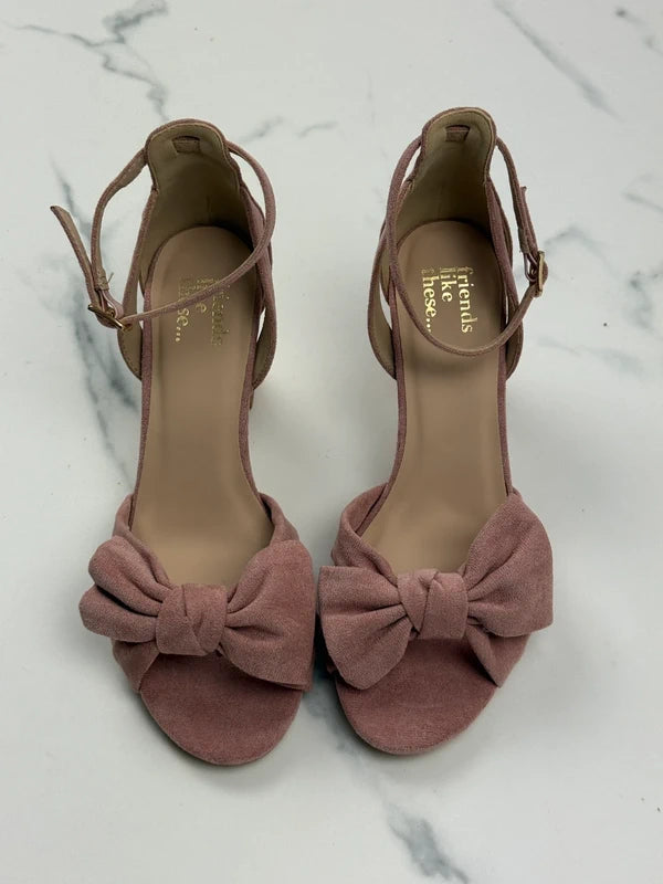 Friends Like These Damen Sandalen Rosa mit Schleife Gr. 38