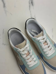 Liu Jo Damen Sneaker Beige Blau Mint Gr. 35