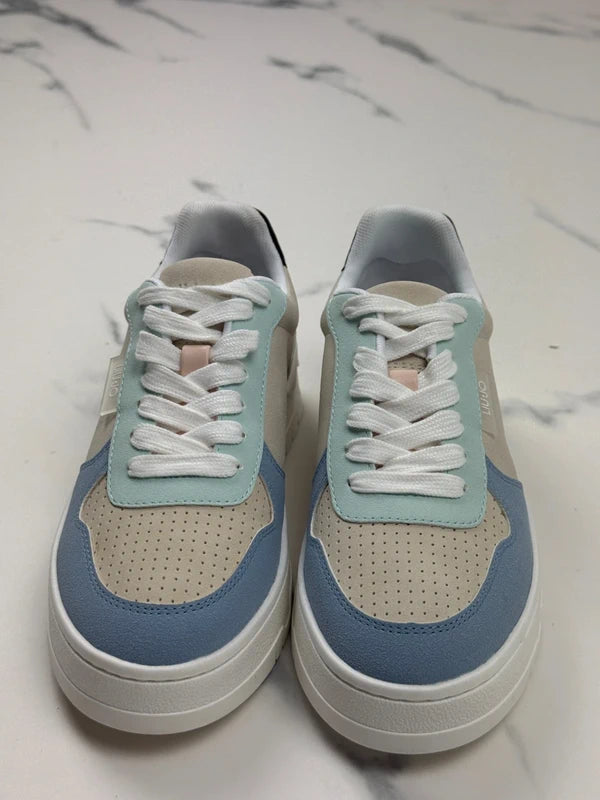 Liu Jo Damen Sneaker Beige Blau Mint Gr. 35