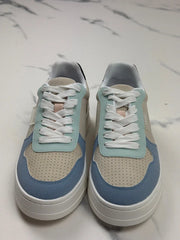 Liu Jo Damen Sneaker Beige Blau Mint Gr. 35