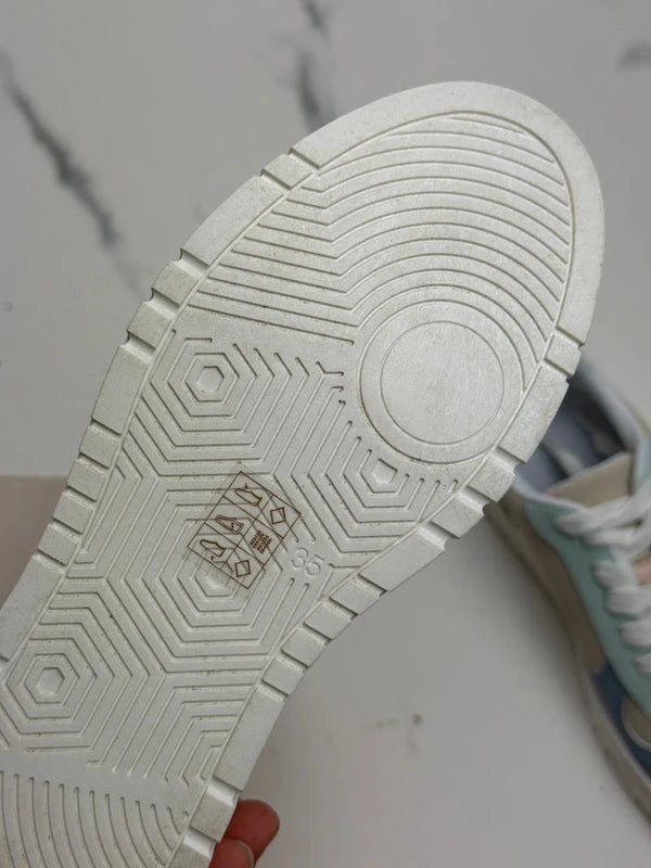 Liu Jo Damen Sneaker Beige Blau Mint Gr. 35