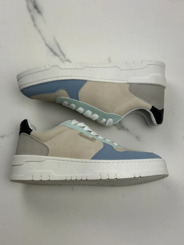 Liu Jo Damen Sneaker Beige Blau Mint Gr. 35
