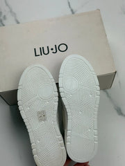 Liu Jo Damen Sneaker Beige Blau Mint Gr. 35