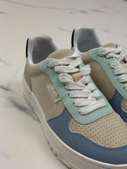 Liu Jo Damen Sneaker Beige Blau Mint Gr. 35