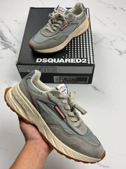 Dsquared2 Sprinter Herren Sneaker Grau Gr. 43 Made in Italy