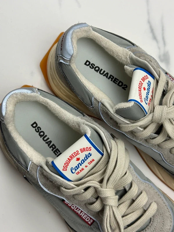 Dsquared2 Sprinter Herren Sneaker Grau Gr. 43 Made in Italy