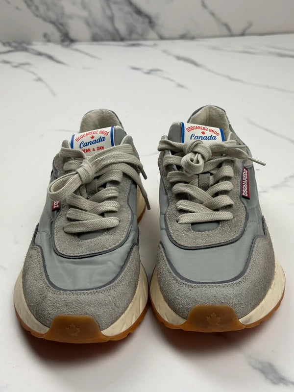 Dsquared2 Sprinter Herren Sneaker Grau Gr. 43 Made in Italy