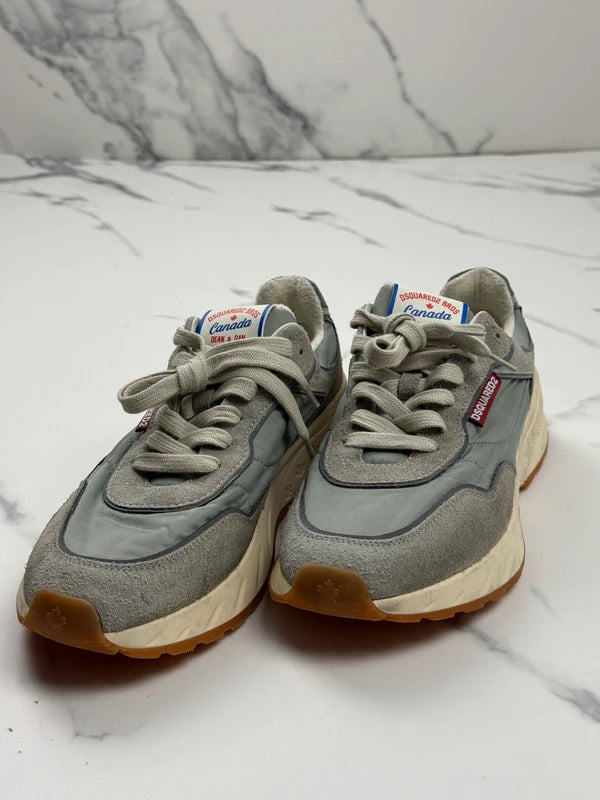 Dsquared2 Sprinter Herren Sneaker Grau Gr. 43 Made in Italy