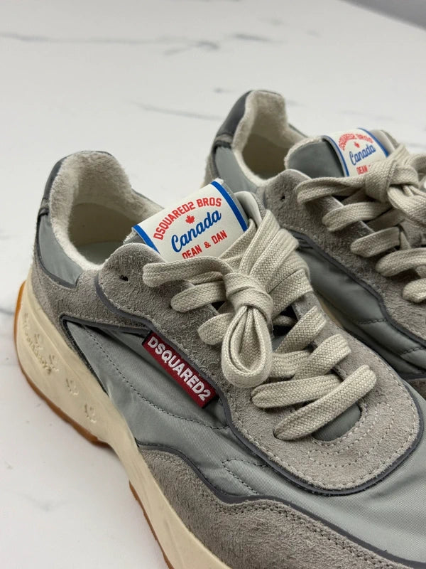 Dsquared2 Sprinter Herren Sneaker Grau Gr. 43 Made in Italy