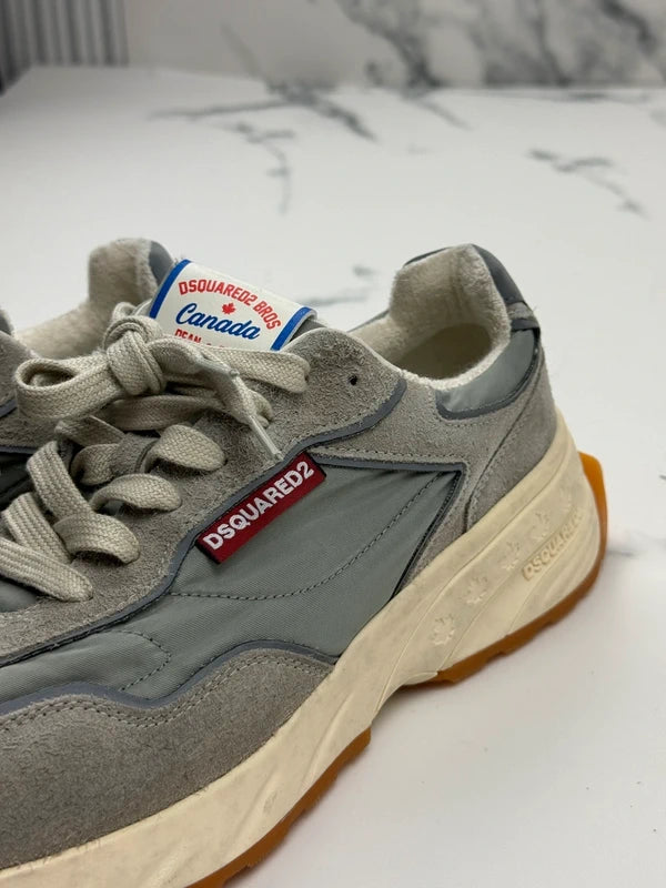 Dsquared2 Sprinter Herren Sneaker Grau Gr. 43 Made in Italy